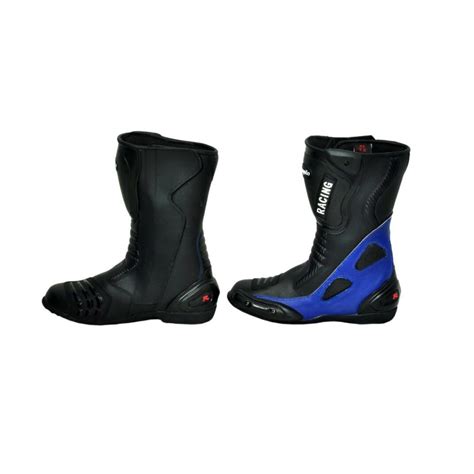 Botas baratas para moto racing Compilo CM 1042 color azul ...