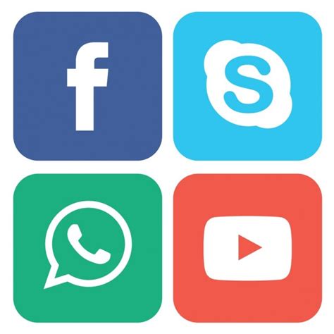 Botones de colores para redes sociales | Descargar ...