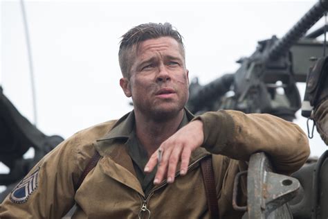 Brad Pitt – Fury  2014  movie hairstyle – StrayHair
