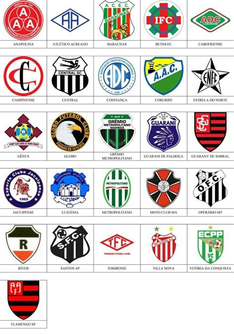 Brasil   Pins de escudos/insiginas de equipos de fútbol.