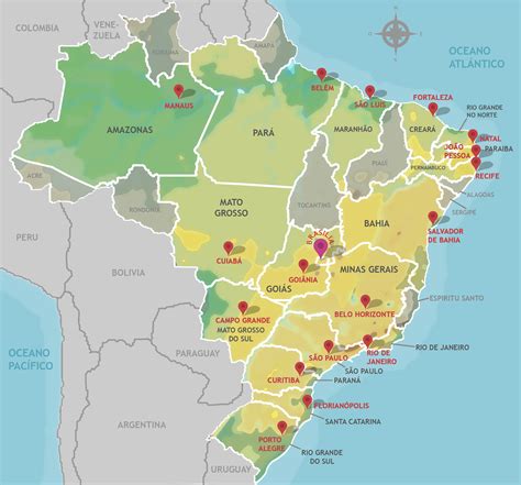 Brasil Tour Map
