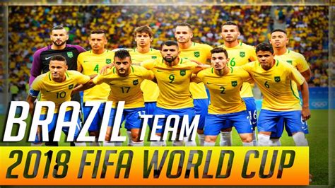 Brazil football team Fifa world cup 2018 Russia  official ...