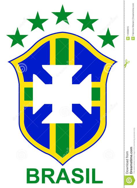 Brazil soccer logo stock illustration. Illustration of ...
