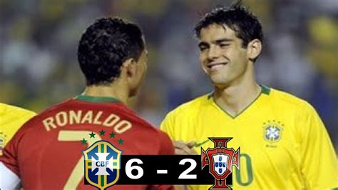Brazil Vs Portugal  6 2  All Goals & Highlights   Friendly ...
