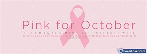 Breast Cancer Awareness Pink For October Awareness and Causes Facebook ...