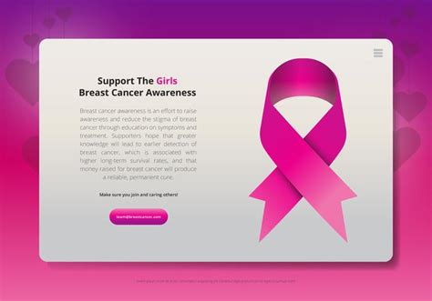 Breast Cancer Awareness Social Media 229762 Vector Art at Vecteezy