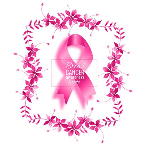 Breast Cancer Awareness Vector Hd Images, Breast Cancer Awareness Month ...