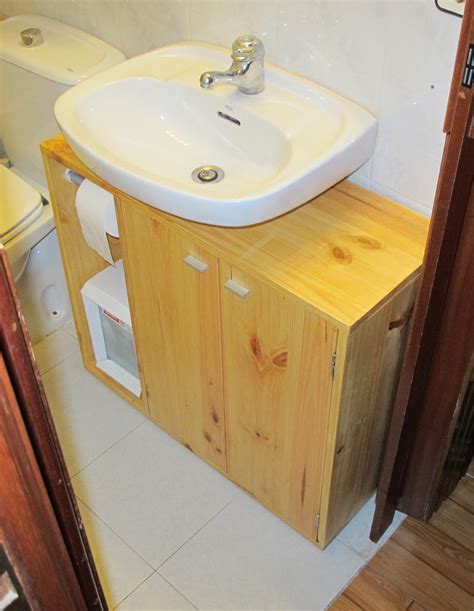 BRICOMONXO: Mueble bajo lavabo de madera