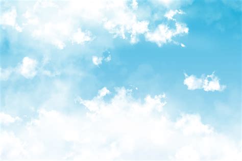 Bright white clouds background | PSDGraphics