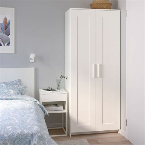 BRIMNES Armario con 2 puertas, blanco, 78x190 cm   IKEA