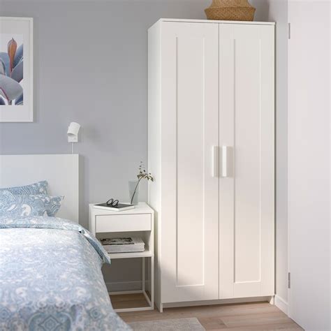 BRIMNES Armario con 2 puertas, blanco, 78x190 cm   IKEA