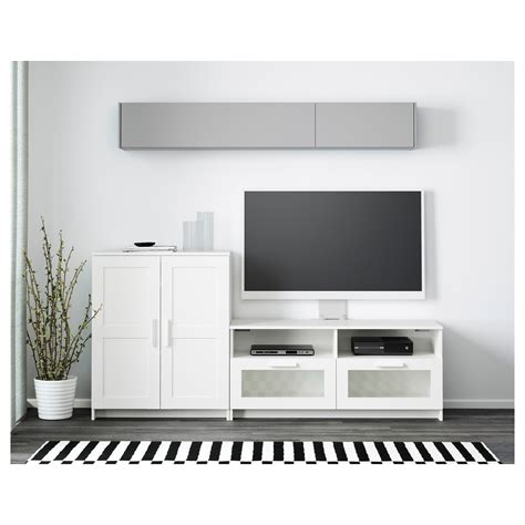 BRIMNES Mueble de TV con almacenaje   blanco   IKEA