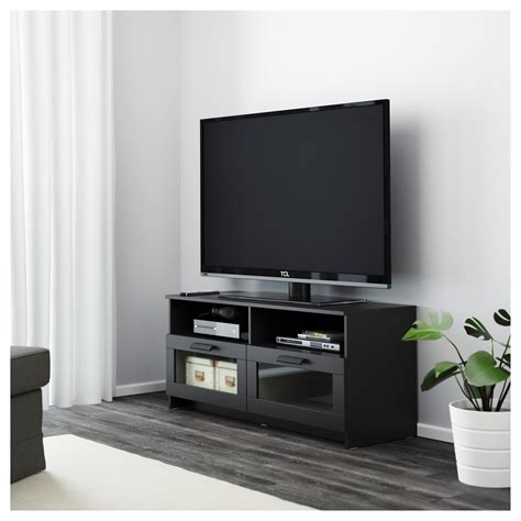 BRIMNES TV storage combination, Black | IKEA Greece