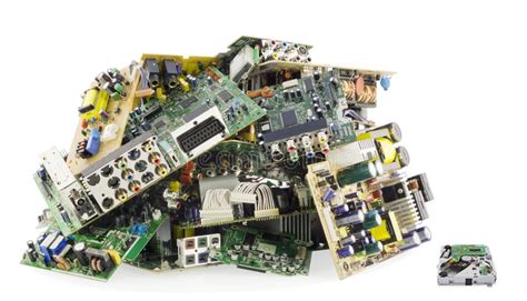Broken Electronics On A Garbage Dump Stock Image   Image ...
