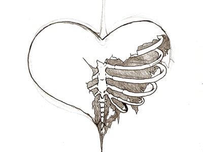 Broken Heart sketch by Gerrel Saunders on Dribbble