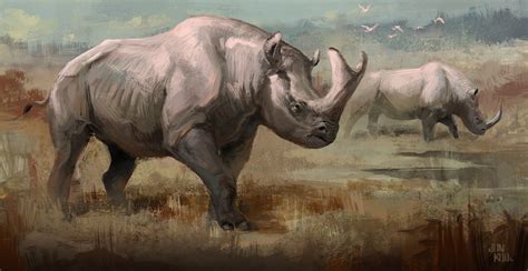 brontotherium_low, Jonathan Kuo | Prehistoric wildlife, Ancient animals ...