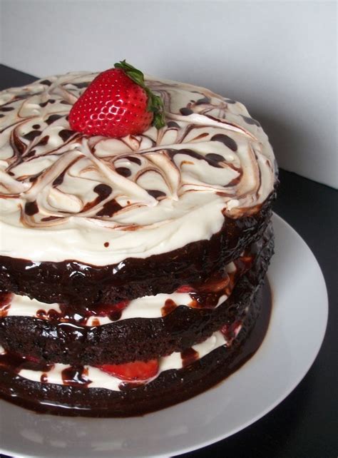 Brooke Bakes : Mom s Birthday Cake  and homemade chocolate ...