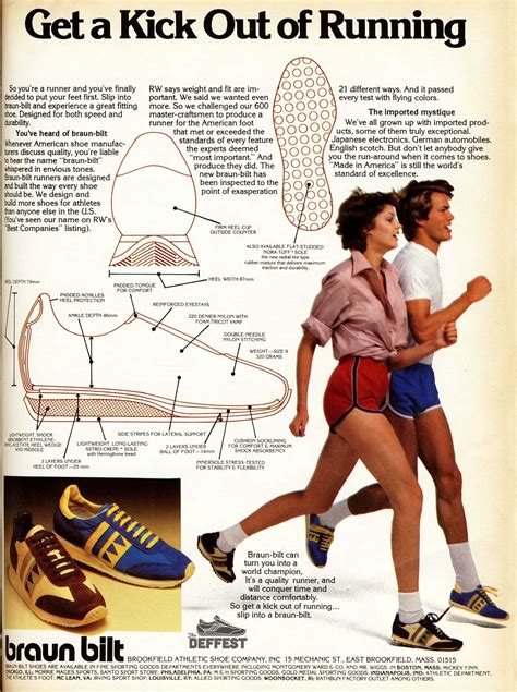 Brookfield Braun Bilt 1978 vintage sneaker ad @ The ...