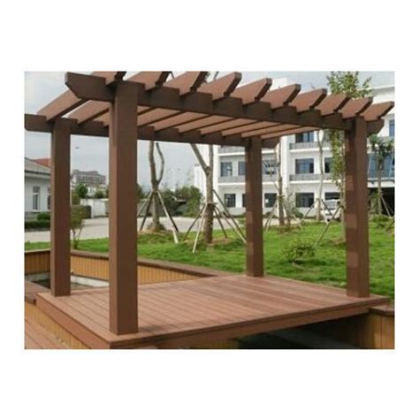 Brown Tunnel Waterproof WPC Pergola at Rs 650/square feet in Chennai ...