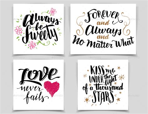 Brush Lettering Love Quotes and Phrases by ...