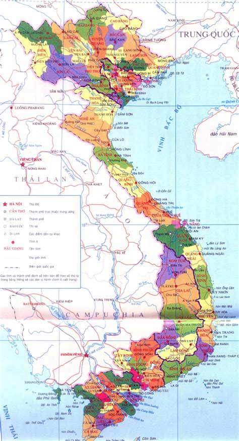Bản đồ Việt Nam & 63 tỉnh thành phóng to chi tiết năm 2020