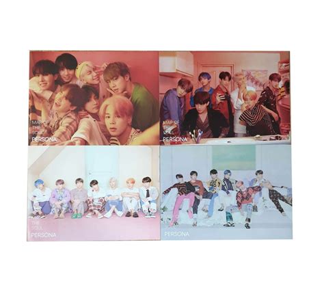 BTS MAP OF THE SOUL : PERSONA OFFICIAL POSTERS   SET     KPOP STORE USA
