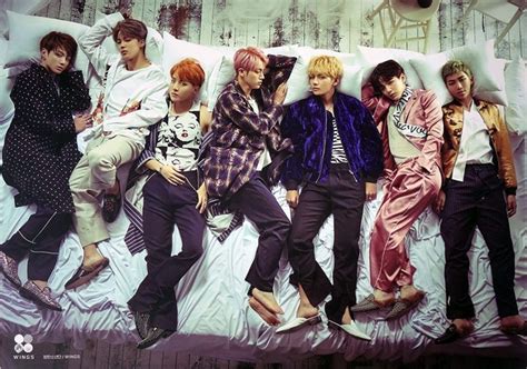 BTS Official Poster [WINGS]   KPOP STORE USA