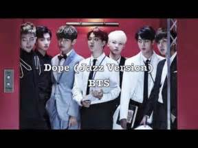 BTS  방탄소년단    Dope  쩔어  Jazz Version   YouTube