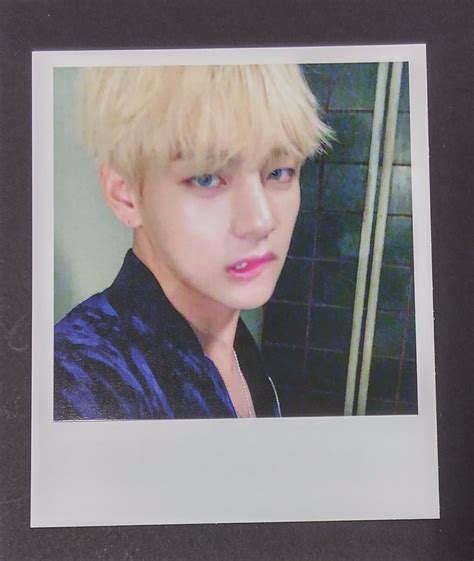 BTS Wings V Photocard, V Official Photocard, With Tracking Number