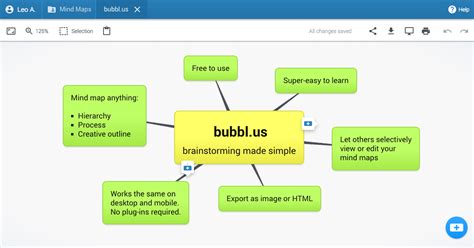 Bubbl.us | brainstorm and mind map online | Recurso ...