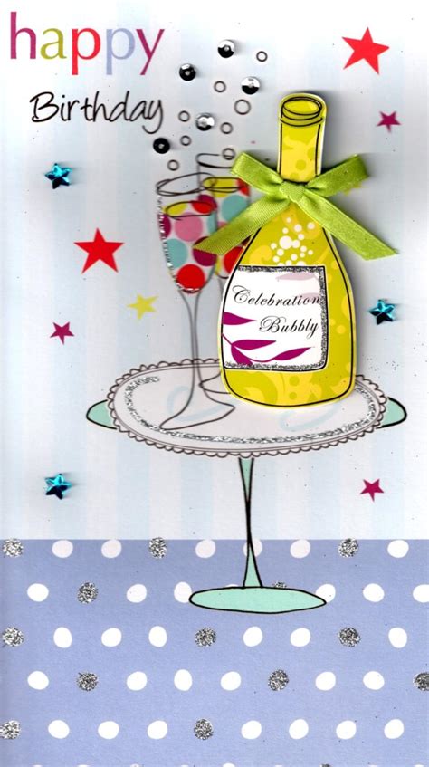 Bubbly Pretty Happy Birthday Greeting Card | Cards | Love ...