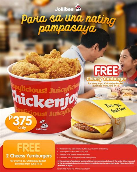 Bucket Chicken Jollibee Menu Price 2019 Philippines in ...