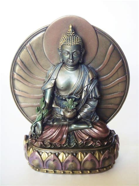 Buda Medicina Figura Escultura Budismo Tibetano Mantra ...