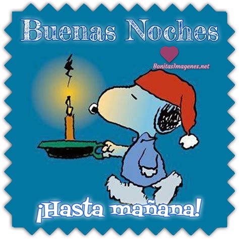 Buenas Noches hasta mañana Snoopy   BonitasImagenes.net