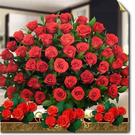 Buenos Deseos para TI y para MÍ: * Enorme Ramo de Rosas Rojas!