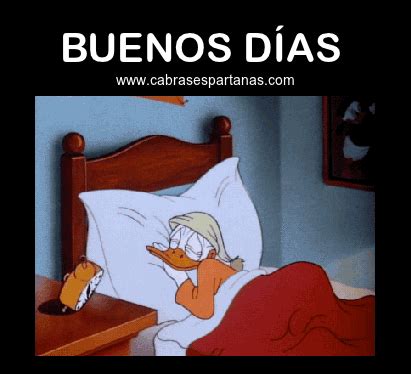 Buenos días Pato Donald y despertador | Cabras Espartanas