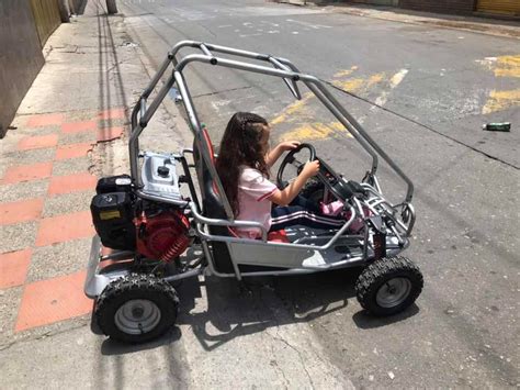 Buggy Biplaza Go Kart 50cc Suspension Para Niños Cambio ...