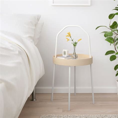 BURVIK Mesa auxiliar, blanco, 38 cm   IKEA
