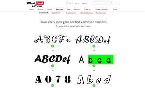 Buscador de fuentes mediante imágenes: What Font Is