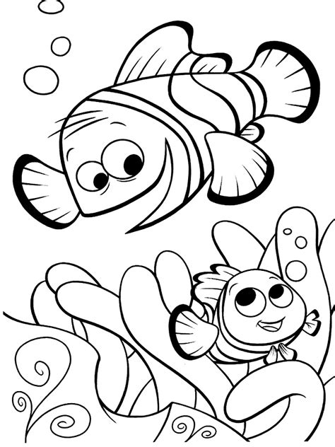 Buscando a Nemo – descargar gratis dibujos para colorear.