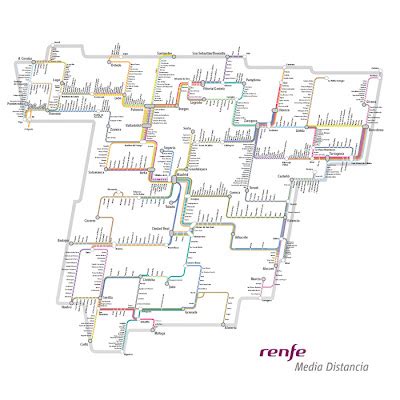 ¿busco mapa lineas trenes España? | Yahoo Respuestas