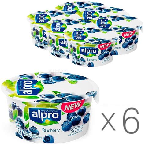 Buy Alpro, Blueberry, 150 g, Alpro, Soy Yogurt with ...