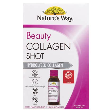 Buy Nature s Way Beauty Collagen Shots 10 x 50ml Online at Chemist ...