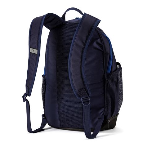 buy Puma Vibe Medium Sports Bag   Dark Blue, White online ...