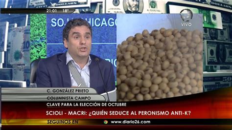 C.González Prieto sobre el precio de la soja, en  Plan M ...
