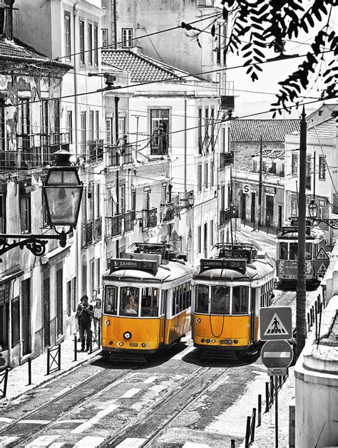 Cable Cars Of Lisbon Photograph by Eggers Photography