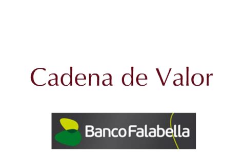 Cadena de Valor del Banco Falabella by Alejandra Benavides ...