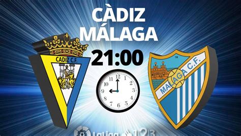 Cádiz   Málaga: la Liga 123 de fútbol, en directo hoy
