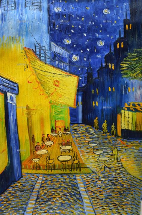 Cafe Terrace at Night by Vincent Van Gogh 100%Handmade ...