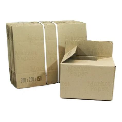 Caja De Cartón Corrugado Reforzada 30x20x15 25 Unidades – Market Paper